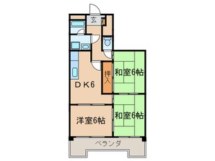 藤が丘第２ホフマンションの物件間取画像